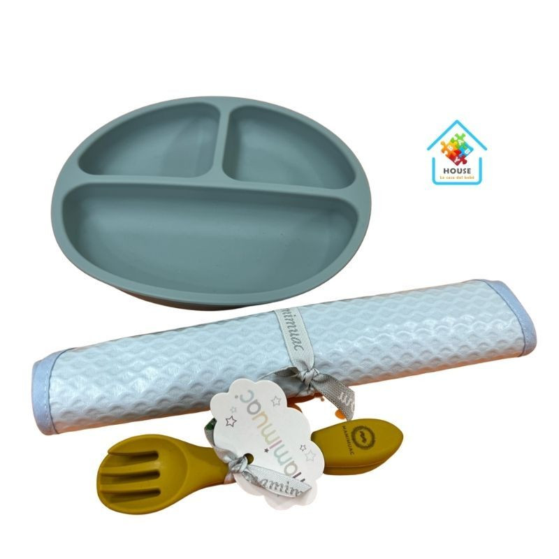 Set plato silicona Mamimuac Set plato silicona Mamimuac